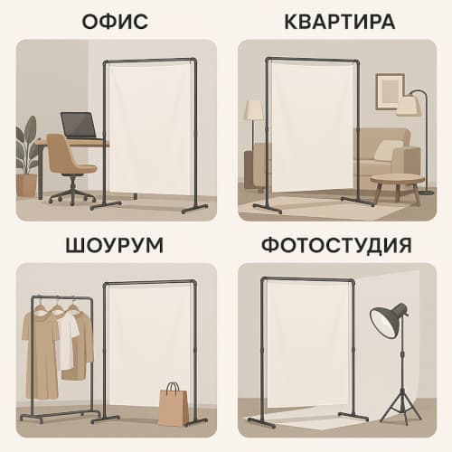 Сферы зонирования перегородками